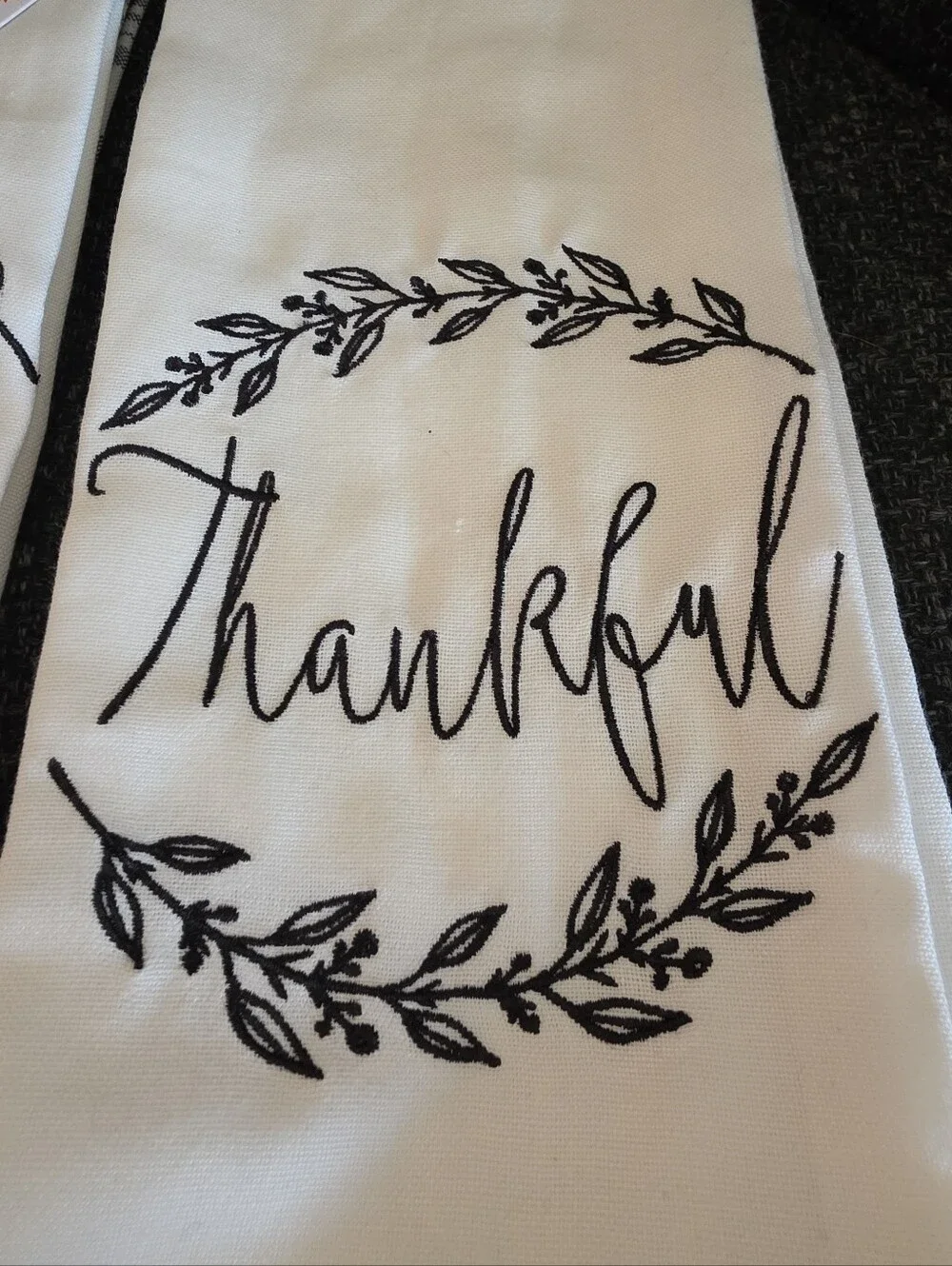 NWT Fall Kitchen Embroidered Towels 